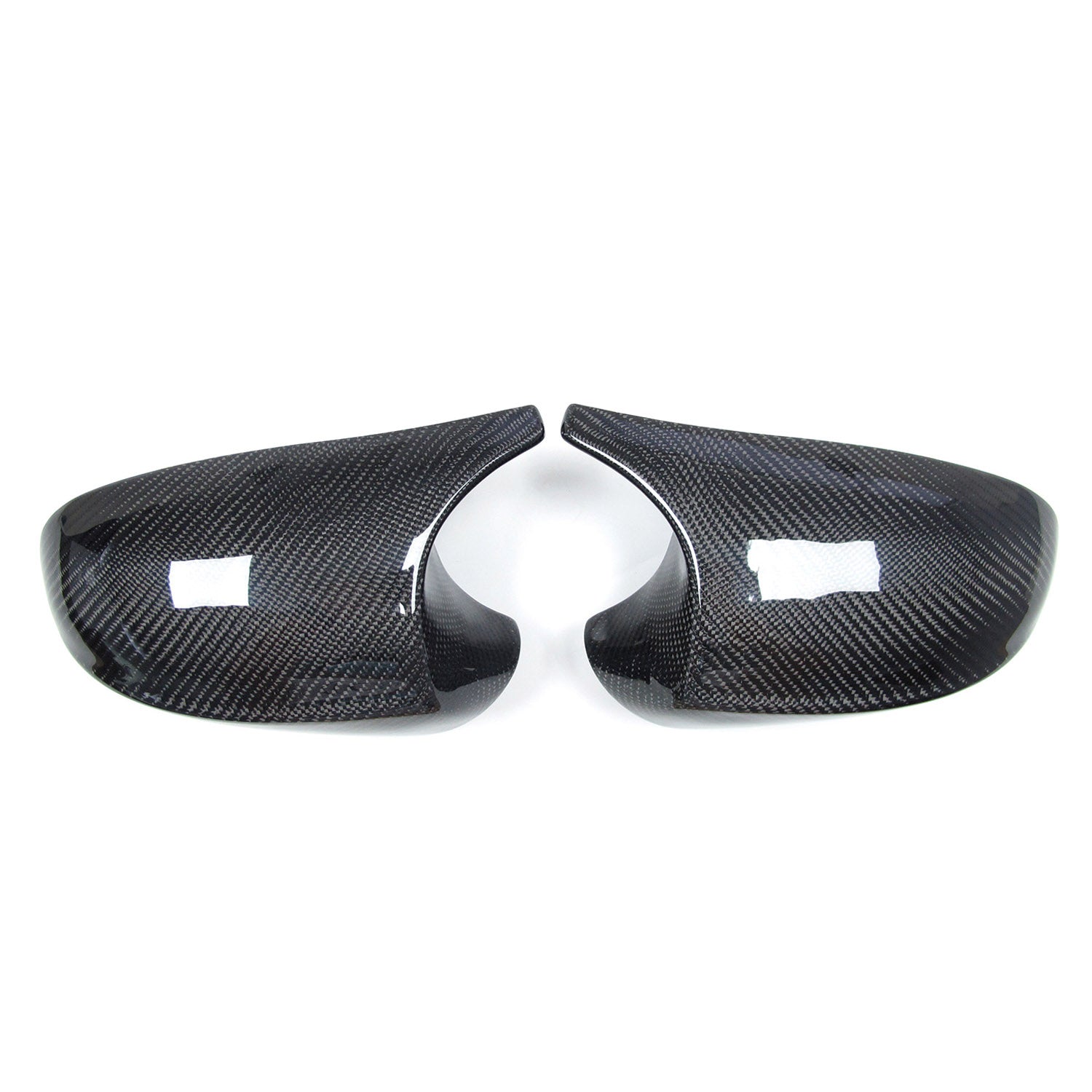 Spiegelkappen Außenspiegelkappen Carbon Fiber Passend für 3er E90 E91 E92 E93 LCI 2010-2013 1er E81 E82 E87 E88 LCI 2010-2012