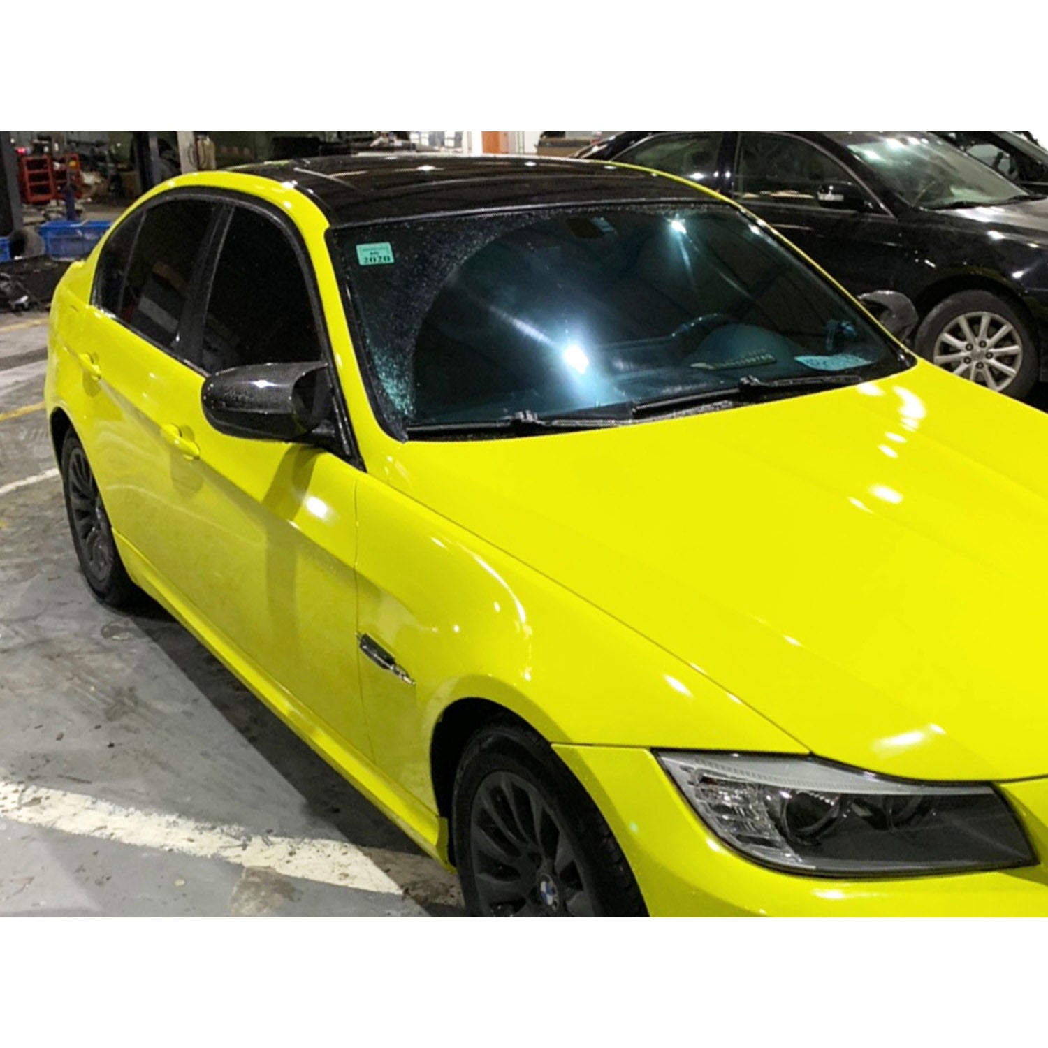 Spiegelkappen Außenspiegelkappen Carbon Fiber Passend für 3er E90 E91 E92 E93 LCI 2010-2013 1er E81 E82 E87 E88 LCI 2010-2012