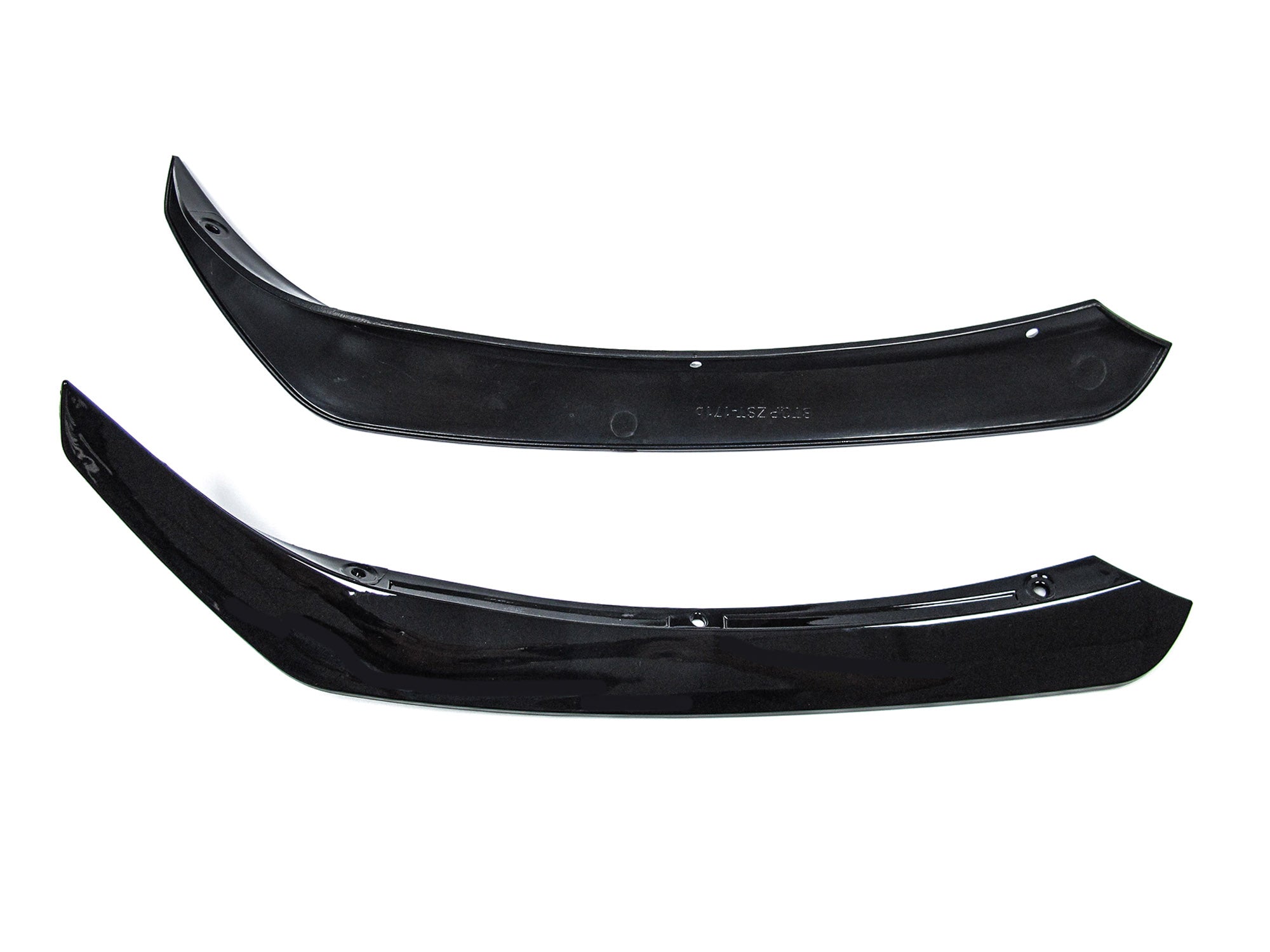 Front Stoßstange Flaps Lippe Glanz Schwarz für Mercedes CLA W117 AMG Line 2016 2017 2018 2019 pz72