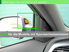 Spiegelkappen Außenspiegelkappen Schwarz Glanz für AUDI A4 B9 S4 2015+ A5 F5 S5 2017+