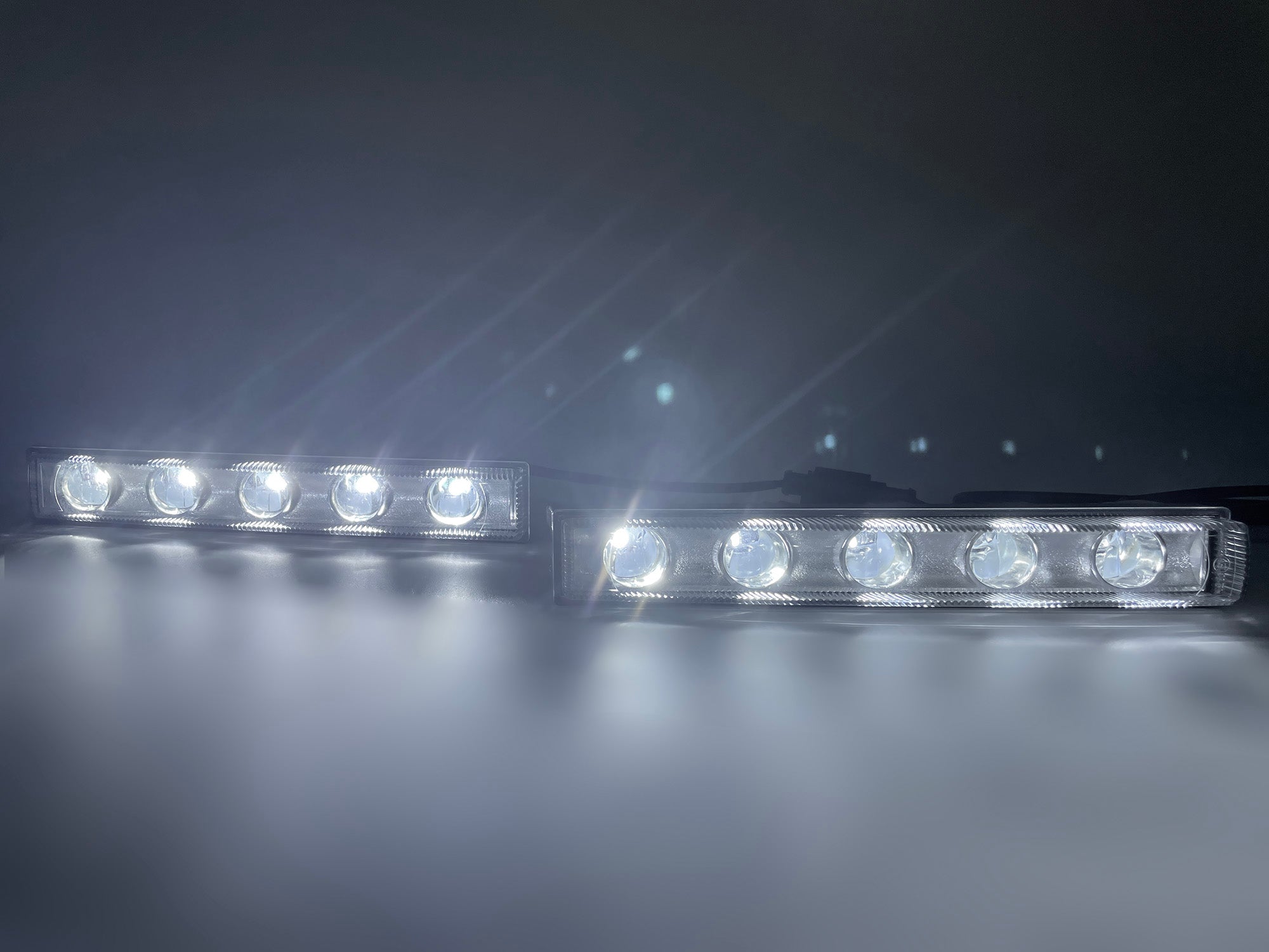 LED Scheinwefer Tagfahrlicht E Zeichen für Mercedes Benz G-Klasse W463 1990-2012