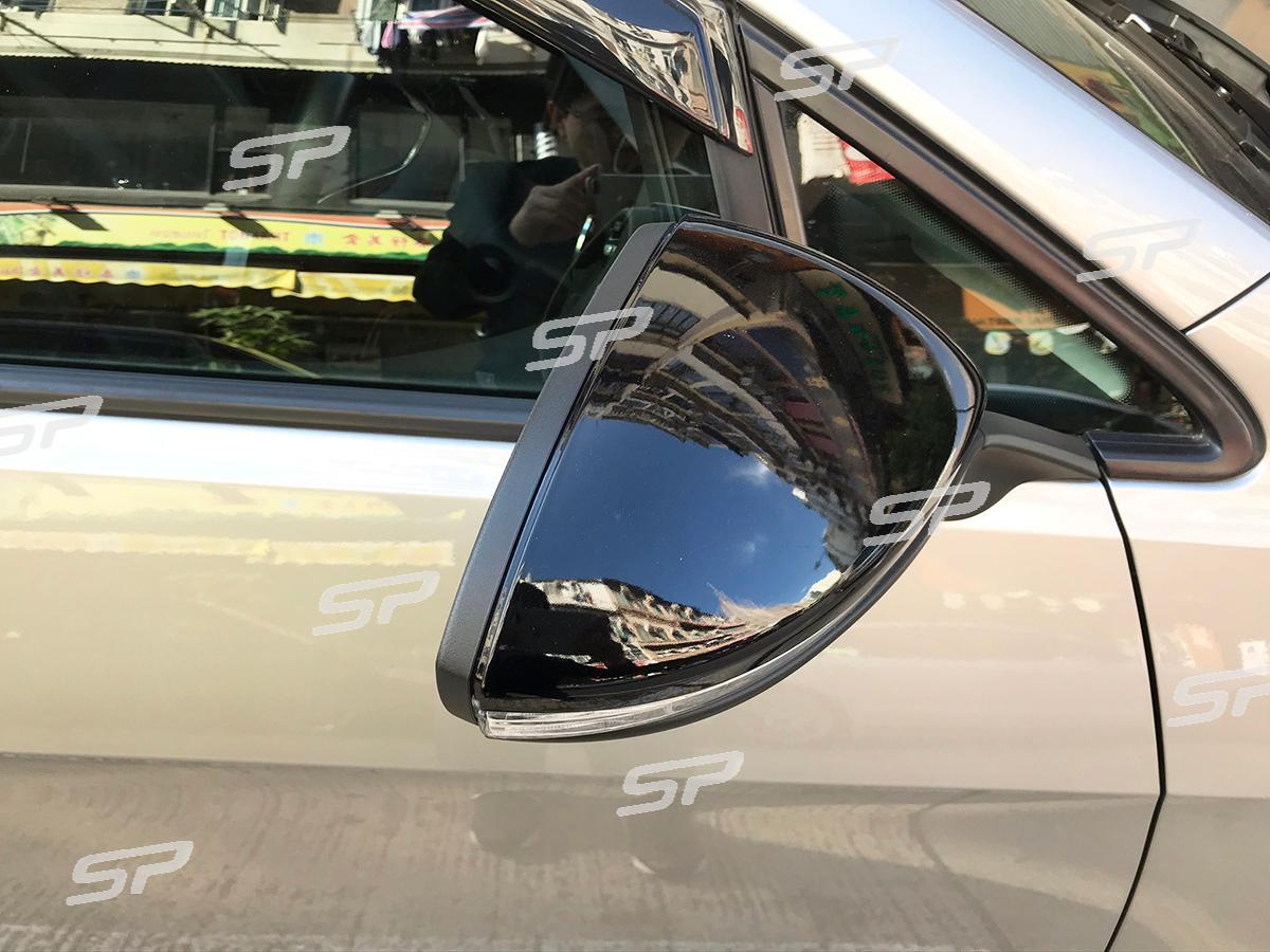 Glänzend schwarz auto rückspiegel abdeckung seitenspiegel kappen  autozubehör fit für vw golf 7 mk7 mk 7,5 gti r gte gtd 2017-2019 -  AliExpress