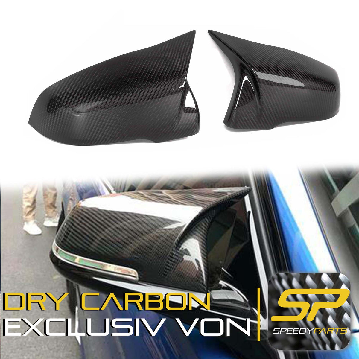 100% Echt Carbon Fiber Spiegelkappen Außenspiegelkappen für BMW 1er F40 F52 2er F44 X1 F48 F49 X2 F39 Z4 G29 Toyota Supra A90 mc150