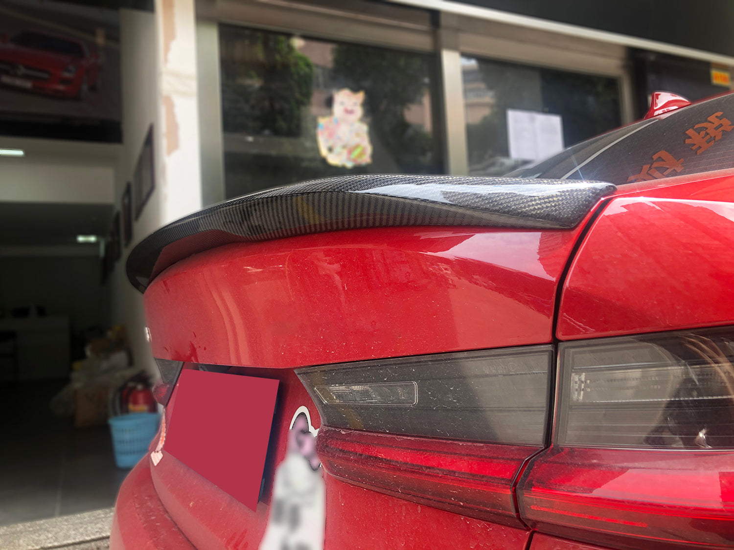 Carbon Fiber Heckspoiler Heckflügel Spoiler Lippe Passend für 3er G20 ab 2019 bm137