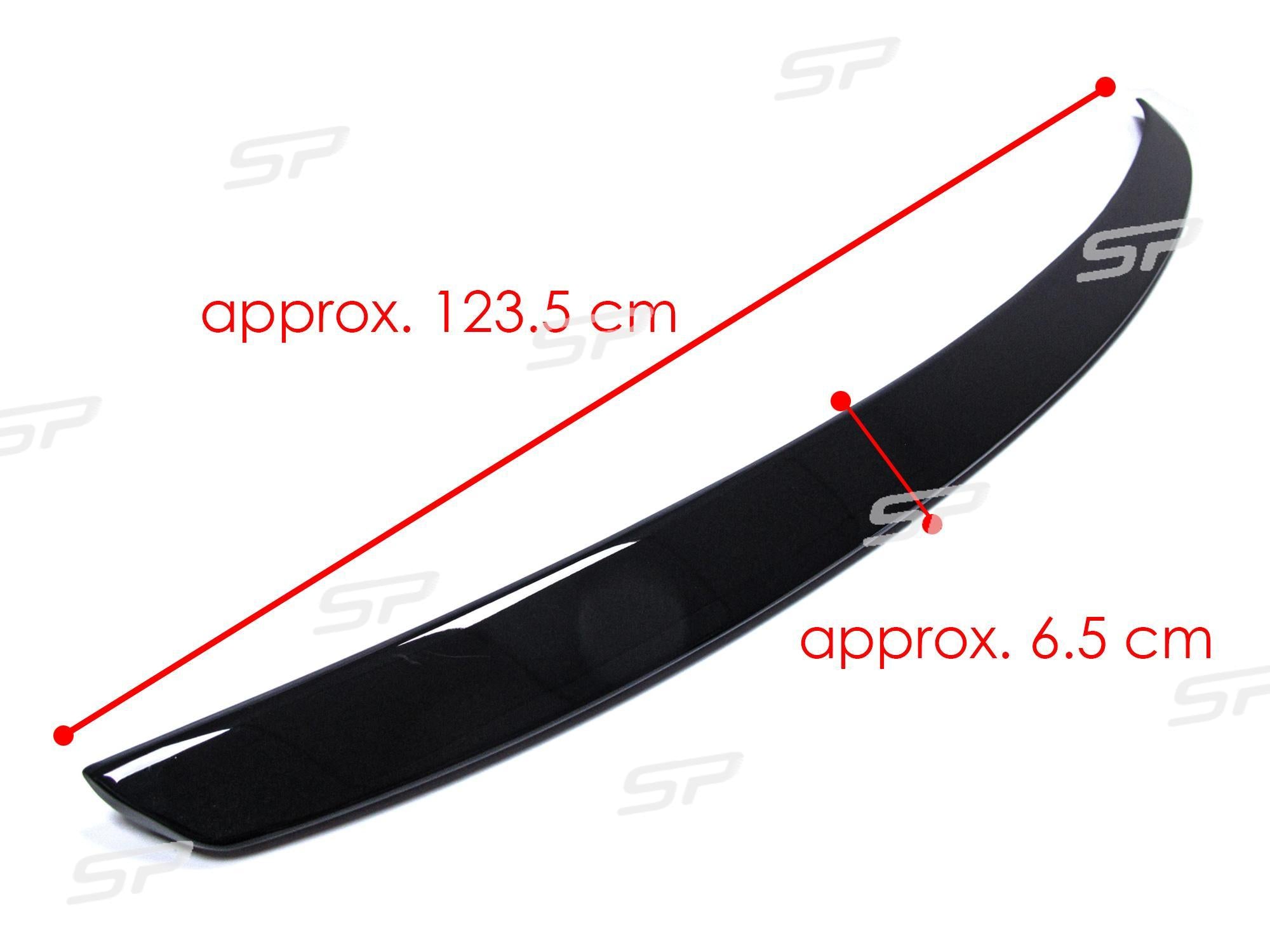 Spoiler Heckspoiler Schwarz für AUDI A6 4G C7 Limo S Line 2011-2018