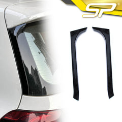 1 paar Schwarz Glanz Vertikale Heck Spoiler Flaps Heckflügel für VW GOLF 6 VI MK6 GTI R GTD 2008-2013 vw11