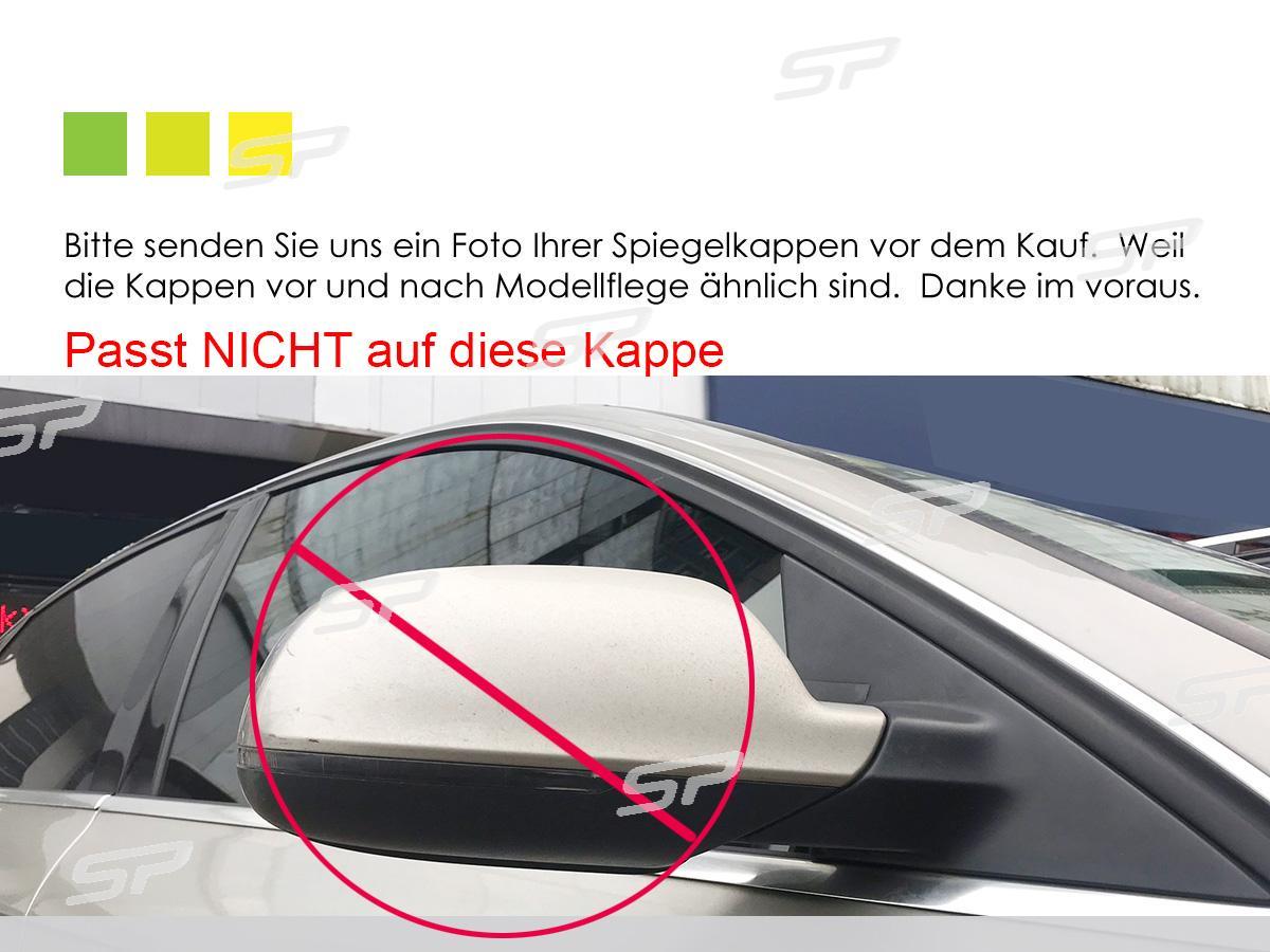 Für Audi A4 Allroad 2 stücke Glanz Schwarz Auto Rückspiegel