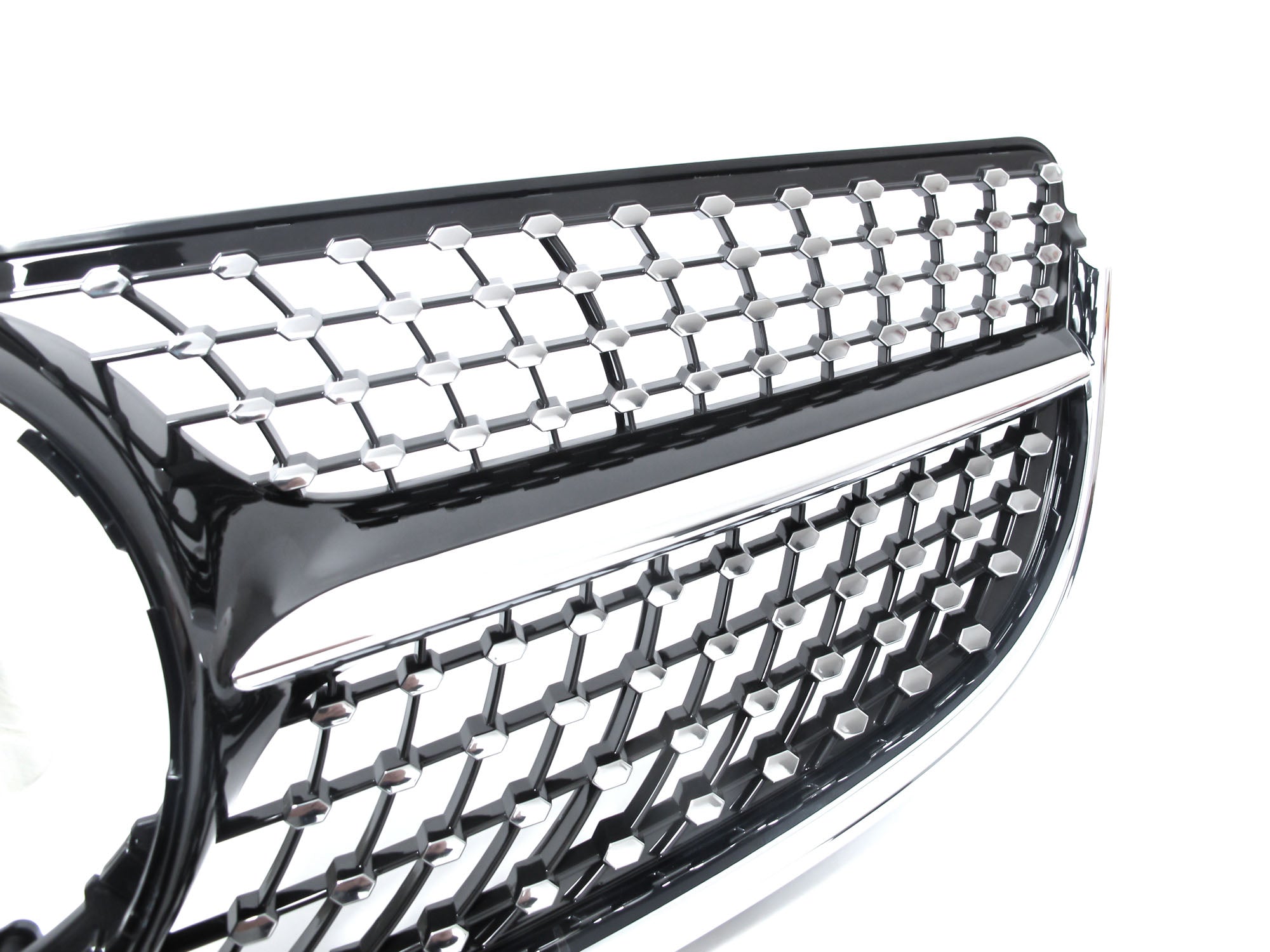 Diamant Frontgrill Kühlergrill Schwarz für Mercedes E Klasse C207 Coupe A207 Cabrio 2013-2017 fg187