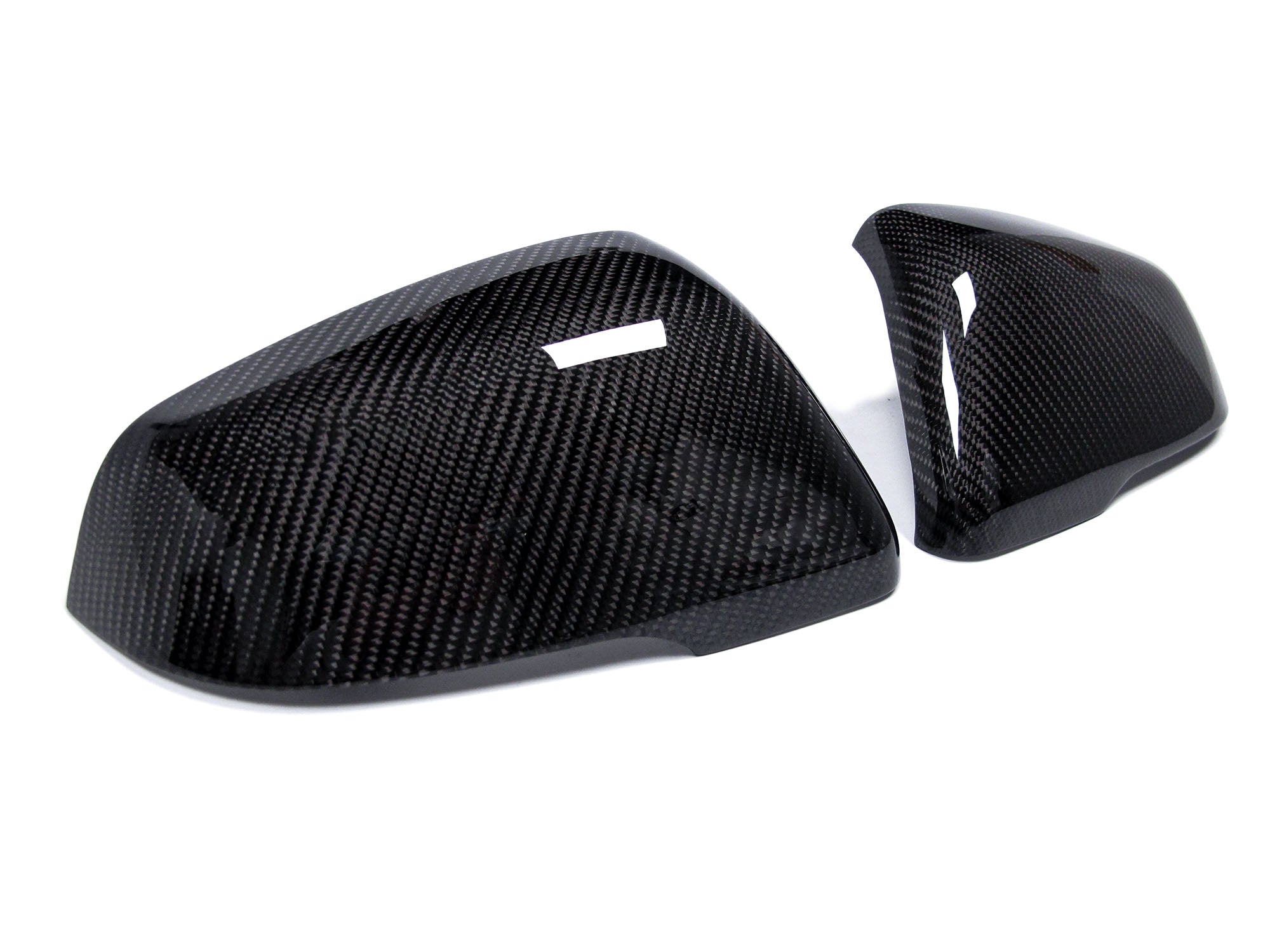 Tapas Para Espejos Retrovisores BMW X1 F48 / Serie 2 F45 F46 - Color Negro Carbón, Plástico ABS, Pack De 2