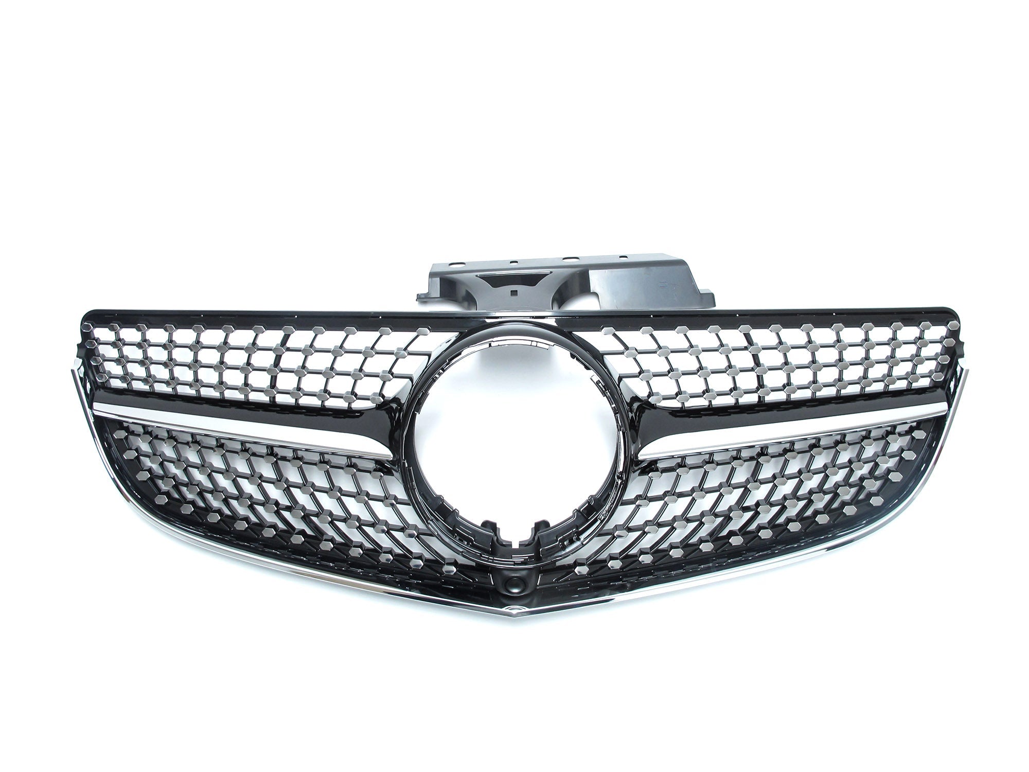 Diamant Frontgrill Kühlergrill Schwarz für Mercedes E Klasse C207 Coupe A207 Cabrio 2013-2017 fg187