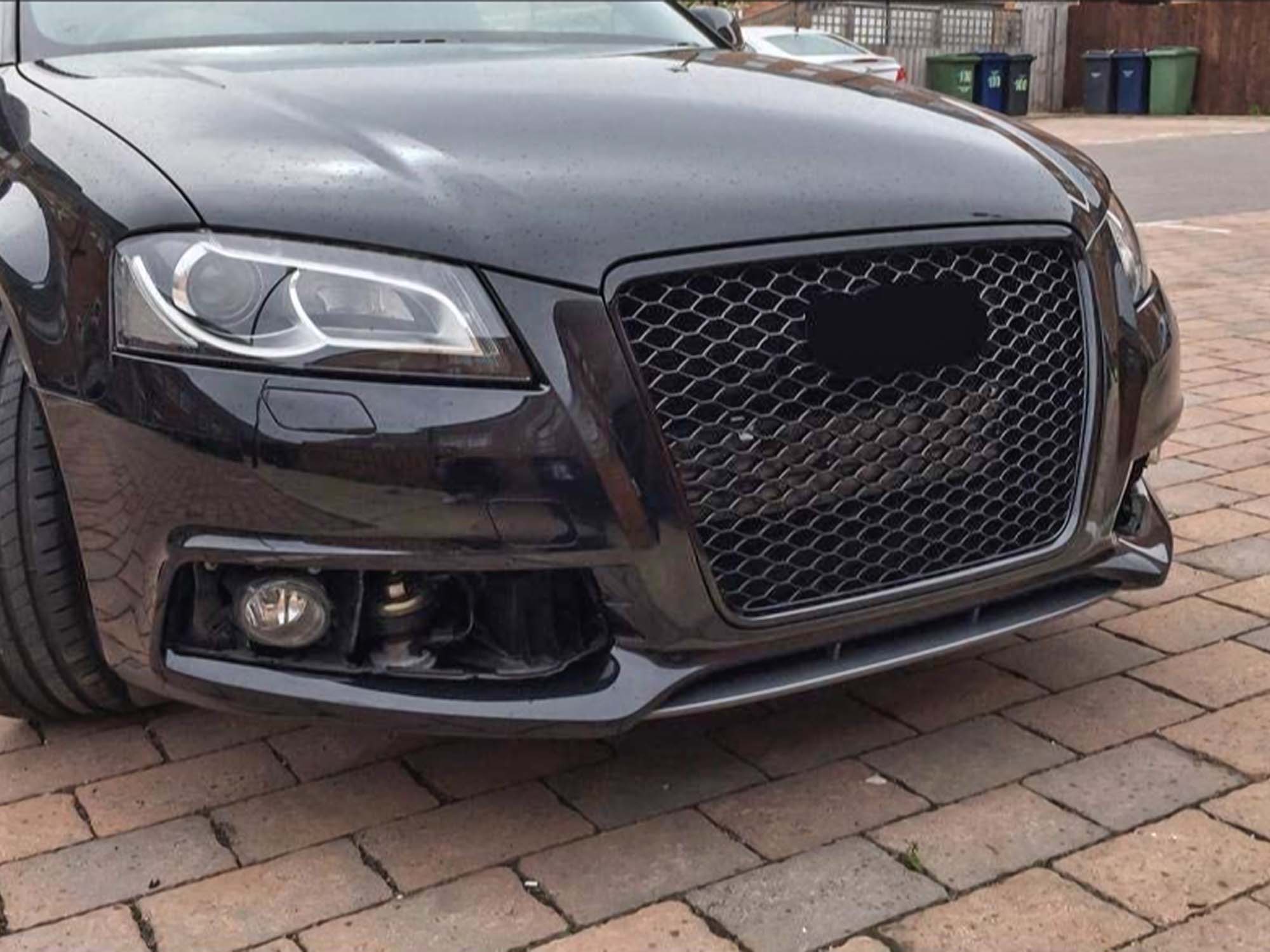 Waben Grill Kühlergrill Sport Optik Schwarz glanz matt für Audi A3 8P 2008 2009 2010 2011 2012