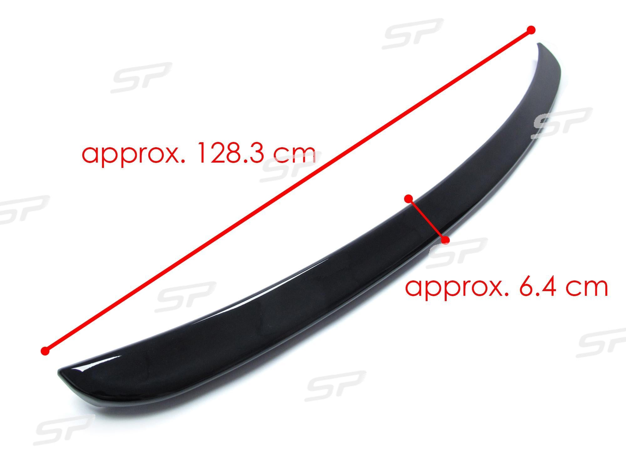Spoiler Heckspoiler Spoilerlippe Schwarz Glanz für Mercedes Benz E-Klasse W211 Limo 2002-2009 sp91