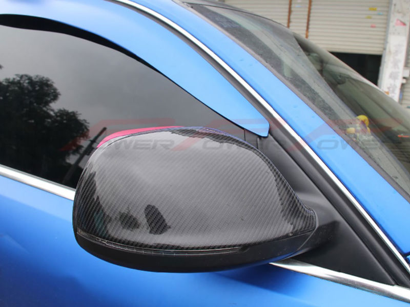 Carbon Fiber Mirror Covers for AUDI Q5 8R Q7 4L 09-15 od22