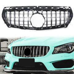 Kühlergrill Grill GT Panamericana Chrom für Mercedes Benz CLA W117 C117 X117 2013-2016 fg20