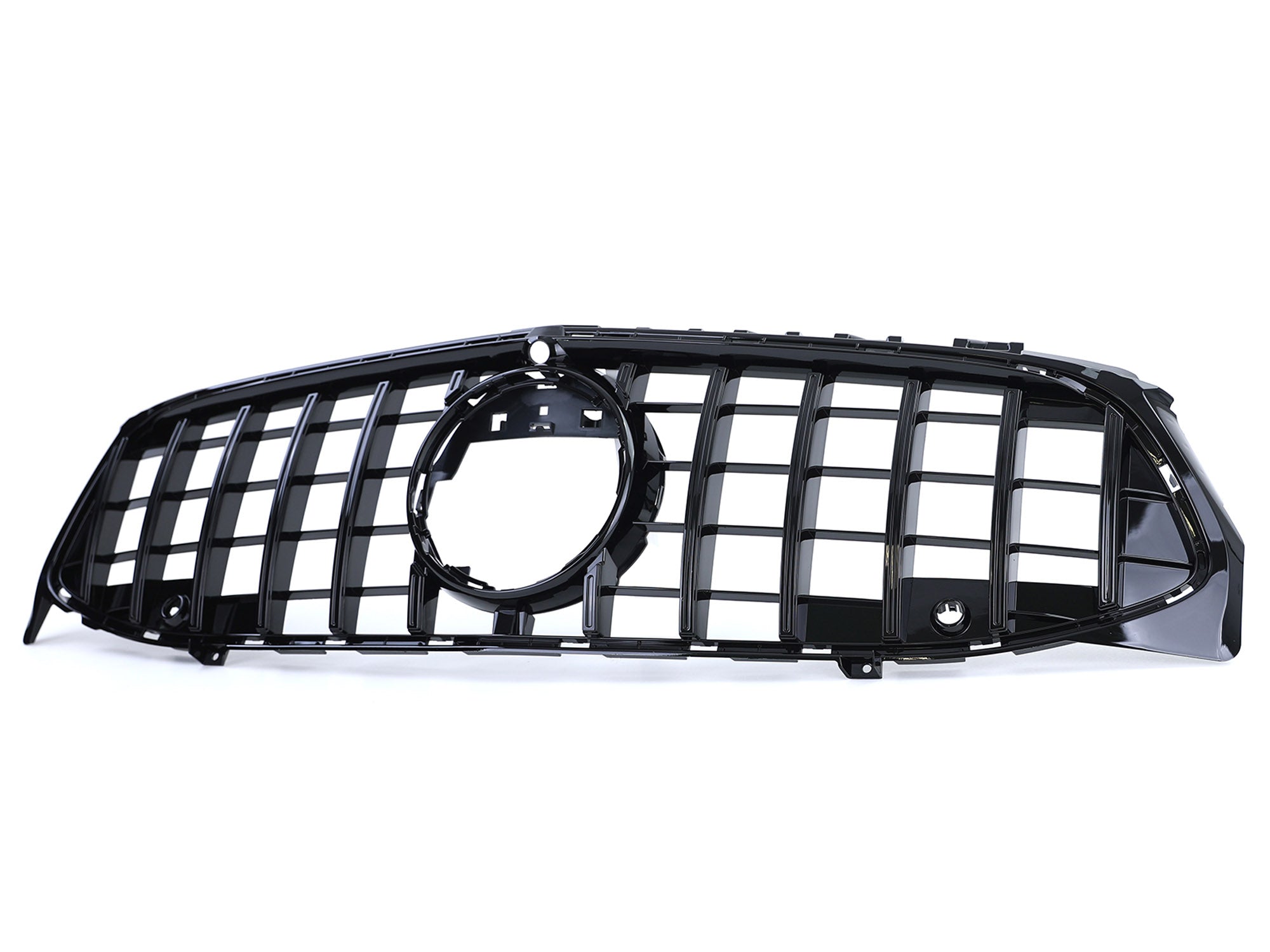 Kühlergrill Grill Schwarz / Chrom GT Panamericana für Mercedes CLA C118 X118 MIT Kamera ab 2019 fg142