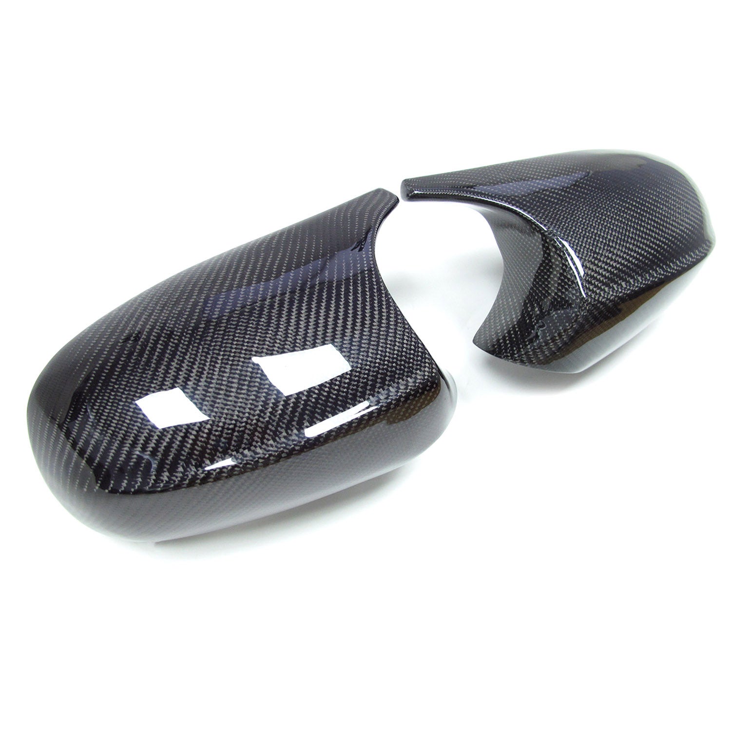 Spiegelkappen Außenspiegelkappen Carbon Fiber Passend für 3er E90 E91 E92 E93 LCI 2010-2013 1er E81 E82 E87 E88 LCI 2010-2012