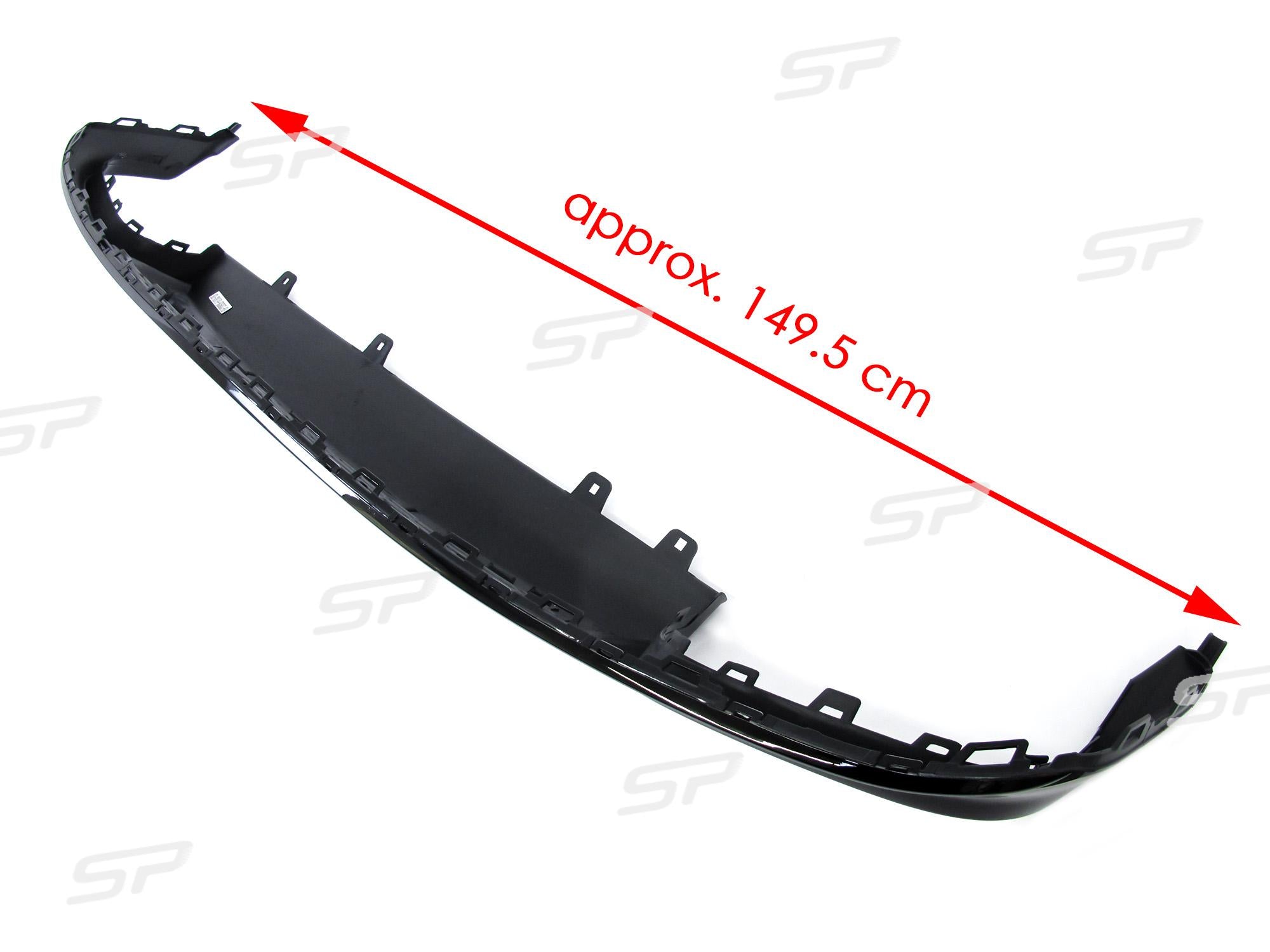 Diffusor Heckdiffusor + Auspuffblenden Chrom für AUDI A6 C8 Limo Avant S-Line ab 2018 di162