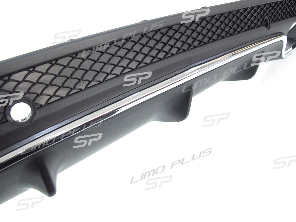 SpeedyParts.de - Diffusor + Auspuffblenden Schwarz C43 Optik für Benz C  Klasse W205 S205 AMG Line 