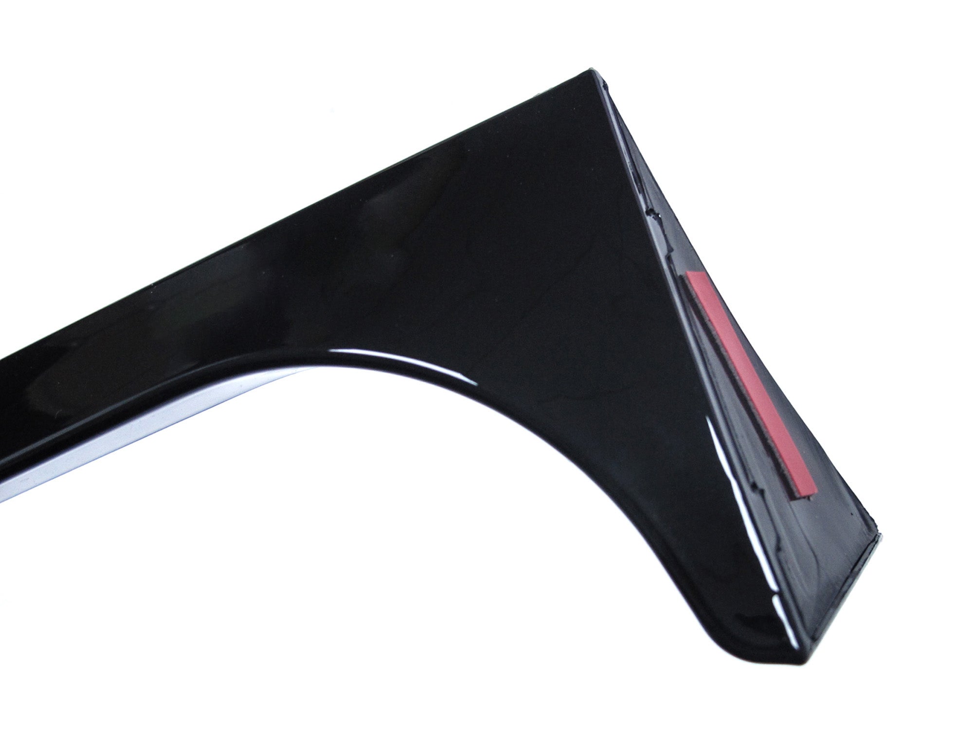 1 paar Schwarz Glanz Vertikale Heck Spoiler Flaps Heckflügel für VW GOLF 6 VI MK6 GTI R GTD 2008-2013 vw11