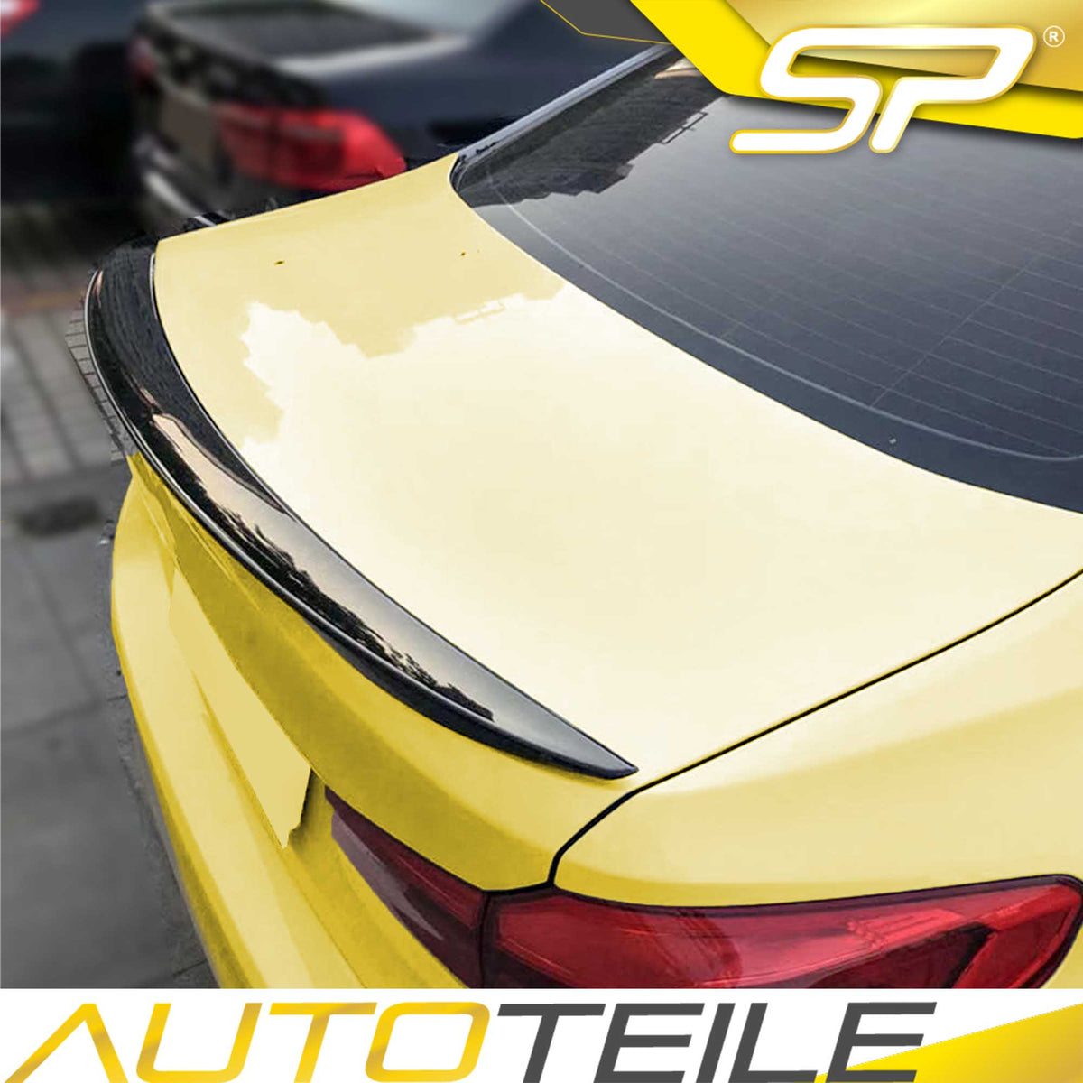 Spoiler Dachspoiler Spoilerlippe mit ABE Schwarz für BMW 5er G30 Limo M5 F90 525d 520i 16-22 sp44