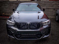 Kühlergrill Frontgrill Grill Niere X3M Optik Schwarz für BMW X3 G01 X4 G02 ab 2017 fg123