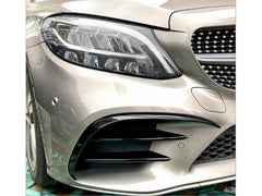 ✔️ Einzigartige Mercedes W205 Nebelscheinwerfersgitter Schwarz