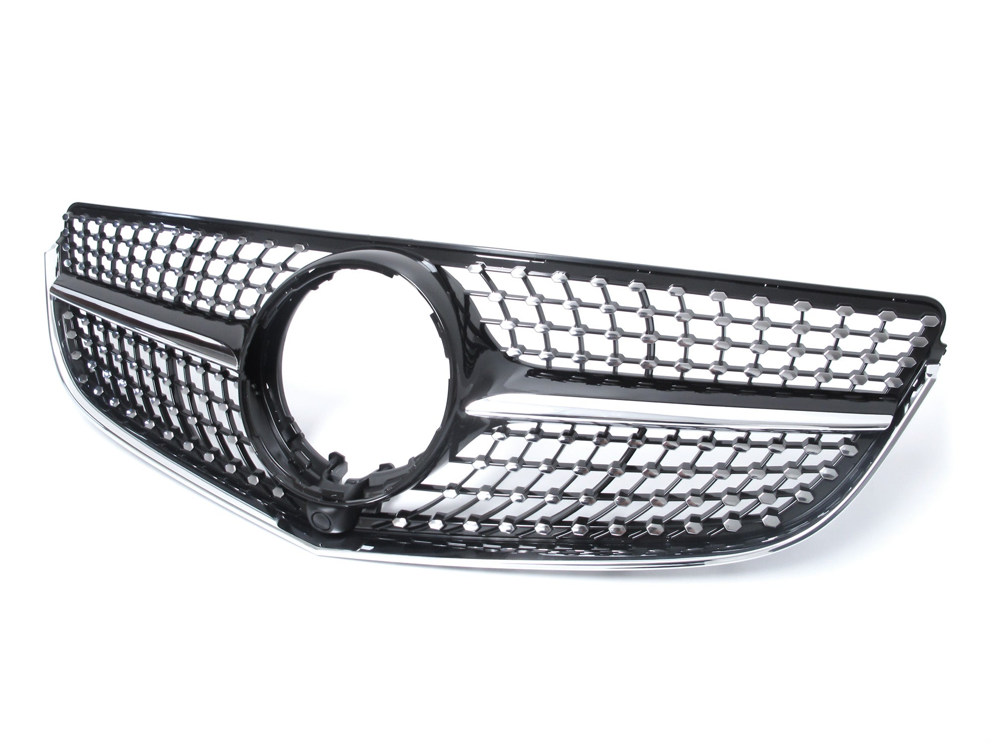 Diamant Frontgrill Kühlergrill Schwarz für Mercedes E Klasse C207 Coupe A207 Cabrio 2013-2017 fg187