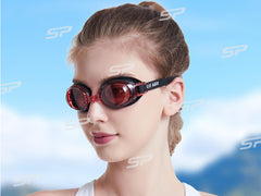 Schwimmbrille mit Sehstärke Antibeschlag UV-Schutz Goggles -1,5 bis -9,0 für Damen und Herren sg3