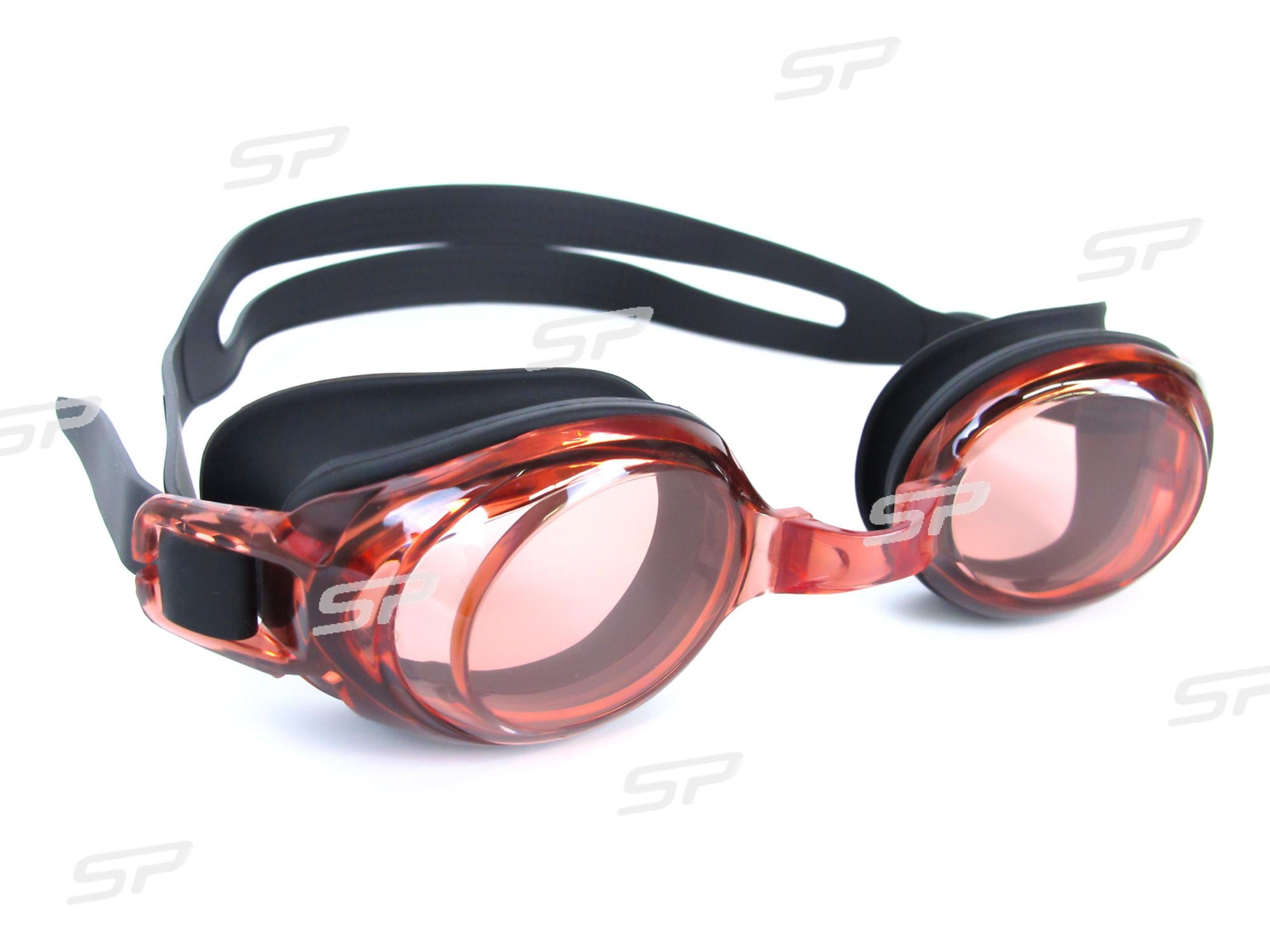 Schwimmbrille mit Sehstärke Antibeschlag UV-Schutz Goggles -1,5 bis -9,0 für Damen und Herren sg3