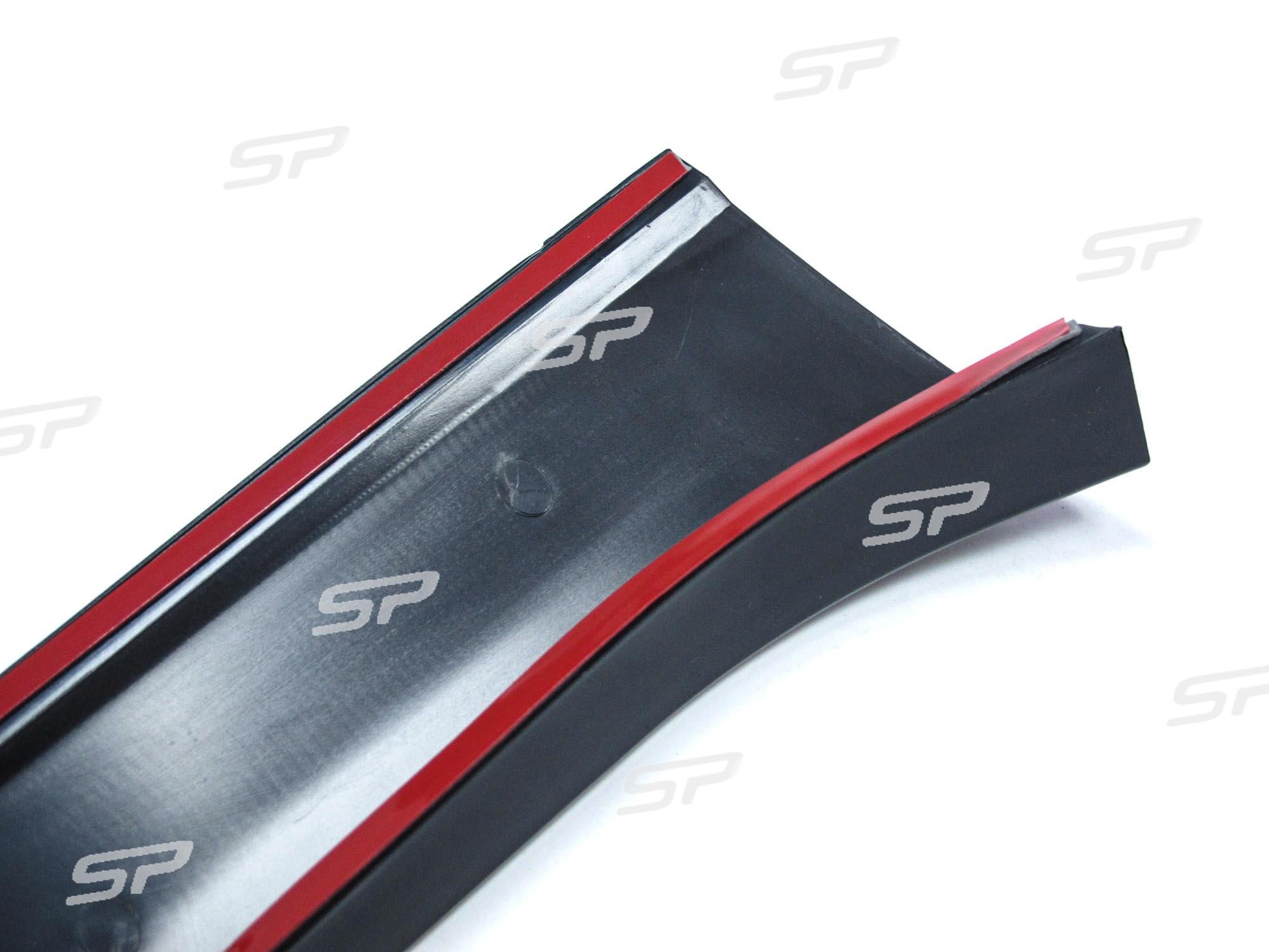 1 Paar Schwarz Vertikale Heck Spoiler Flaps für VW GOLF 6 VI MK6 Variant Kombi TDI TSI 2009 - 2013 vw12