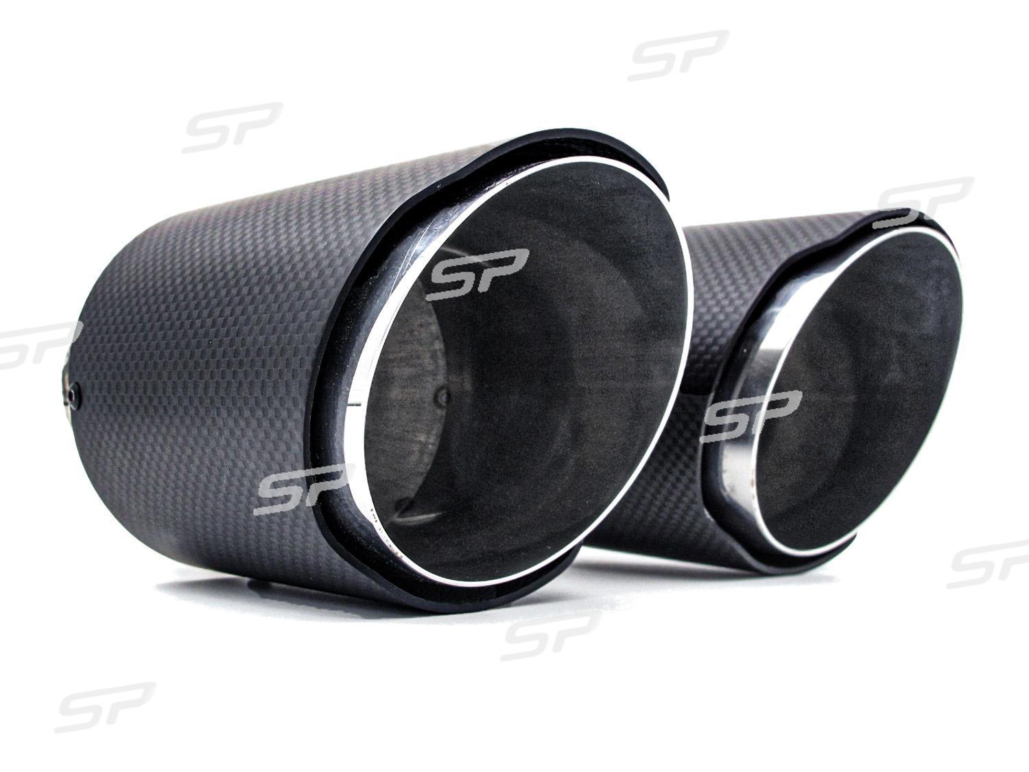 56-59mm Matt Carbon Fiber Auspuffblenden Endrohr Y Style für BMW AUDI VW  et66 – SpeedyParts