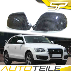 Carbon Fiber Mirror Covers for AUDI Q5 8R Q7 4L 09-15 od22