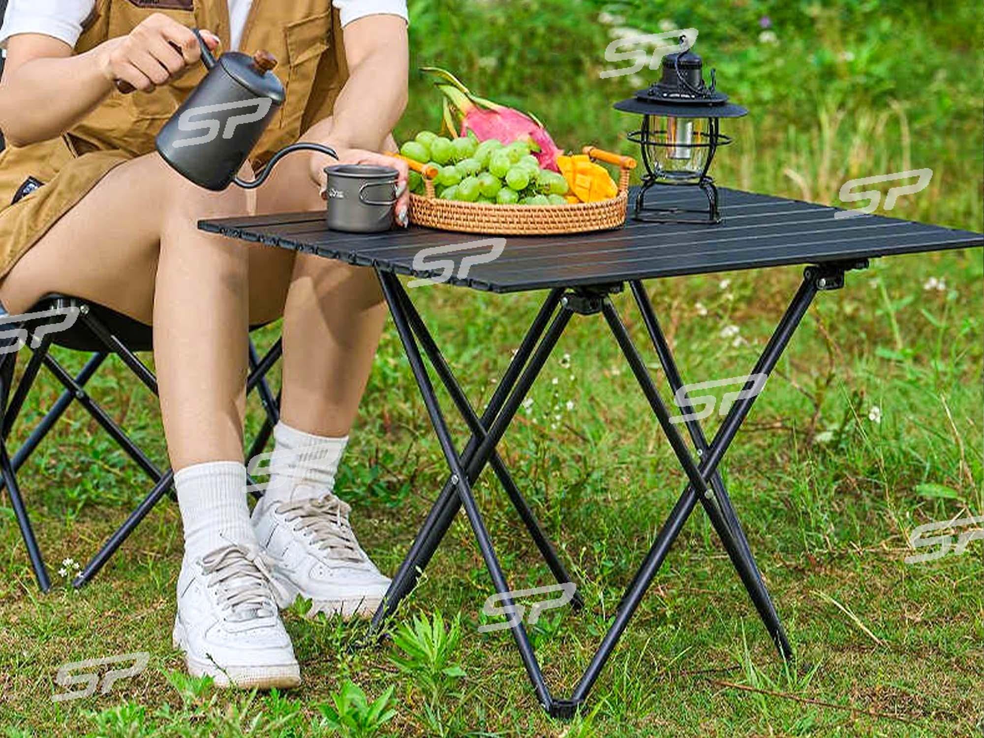  Aluminium Klappbar Camping Tisch Ultraleicht für Outdoor  Strand Picknick 56*46*40cm cp1