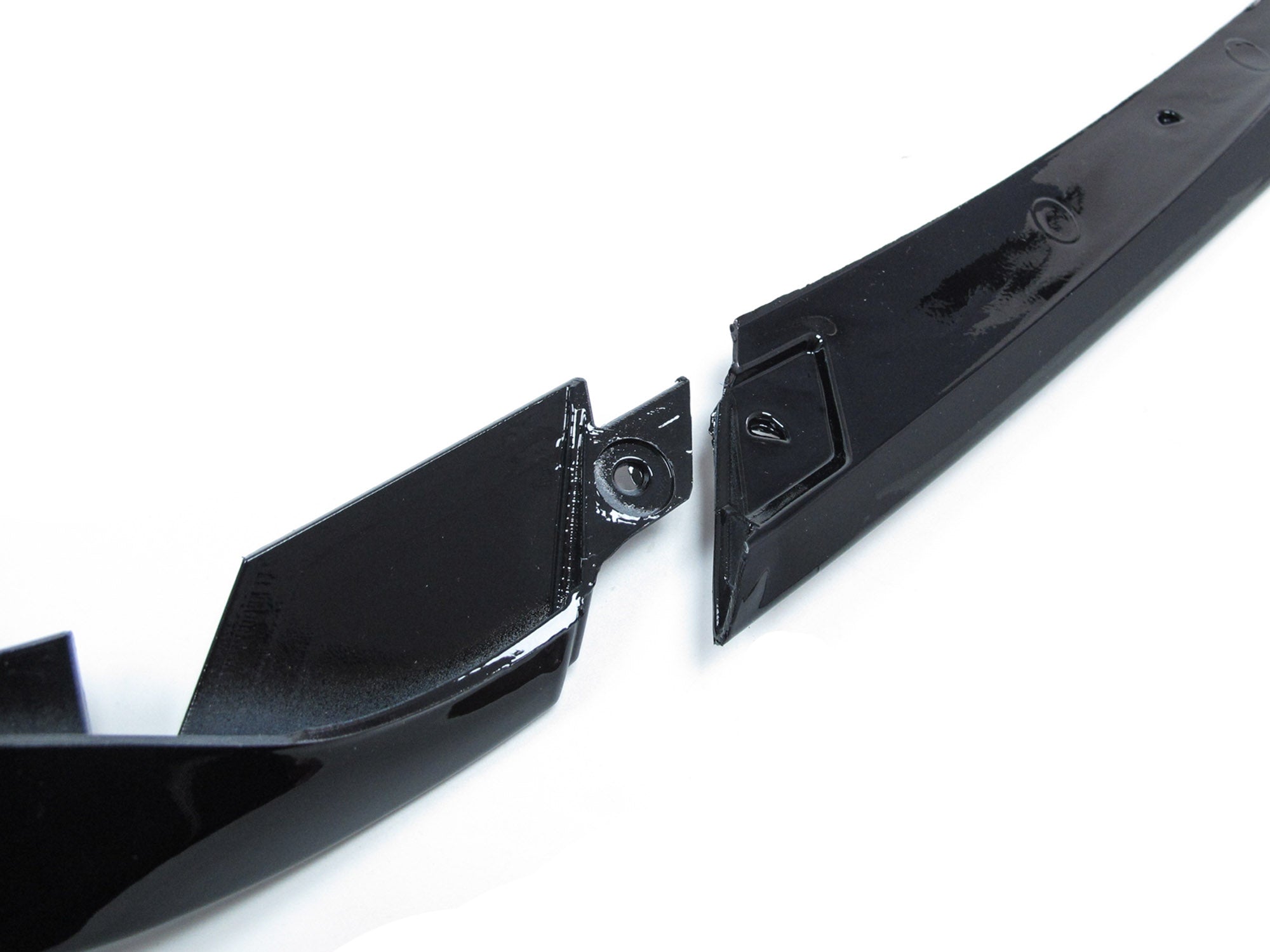 Frontansatz Front Splitter Spoiler Schwarz für Mercedes A Kl. W177 Hatchback A45 AMG ab 2018