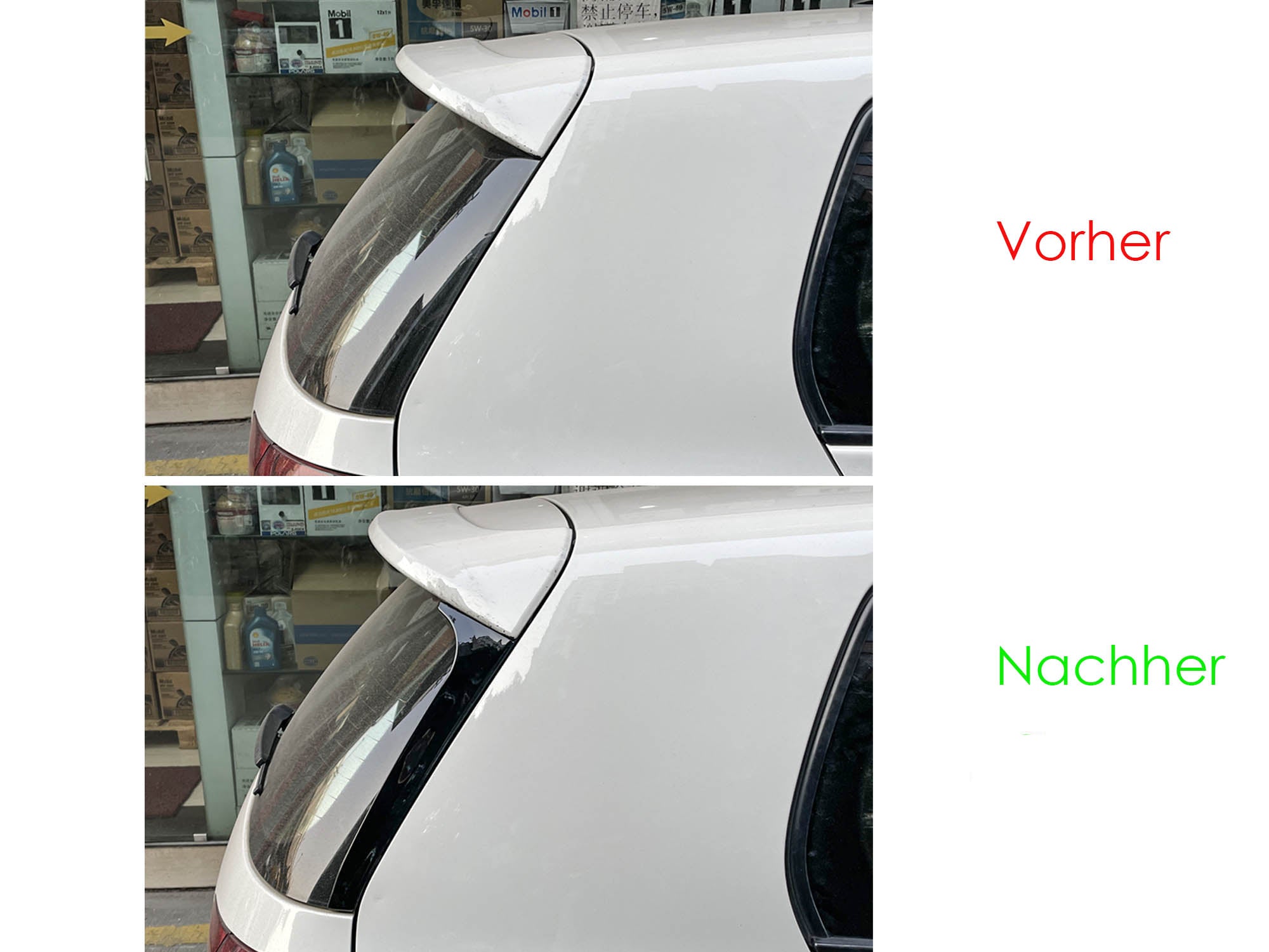 1 paar Schwarz Glanz Vertikale Heck Spoiler Flaps Heckflügel für VW GOLF 6 VI MK6 GTI R GTD 2008-2013 vw11