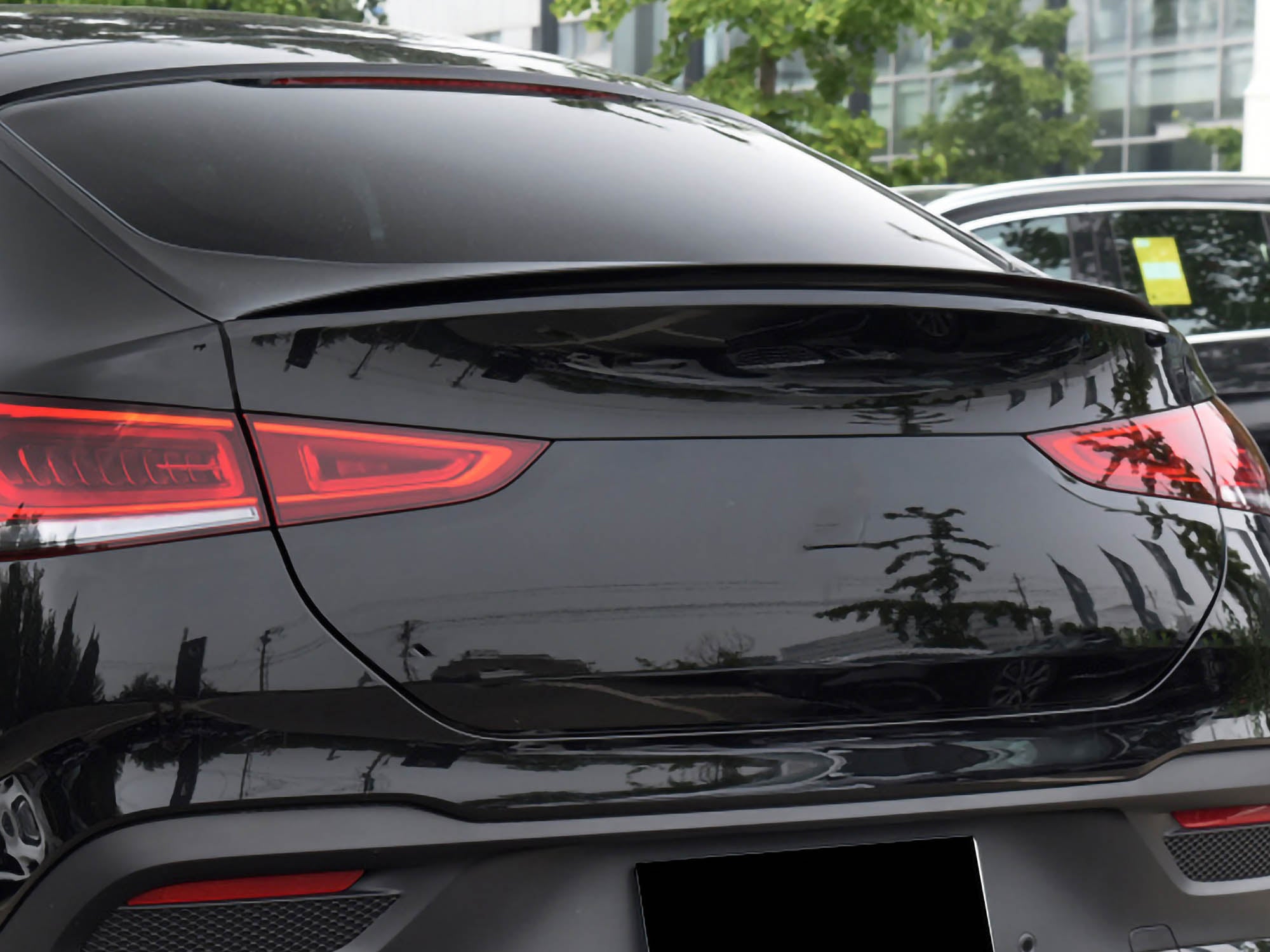Spoiler Heckflügel Heckspoiler Glanz Schwarz für Mercedes GLE Coupe C167 53 AMG 2019 2020 2021 2022 2023 sp113
