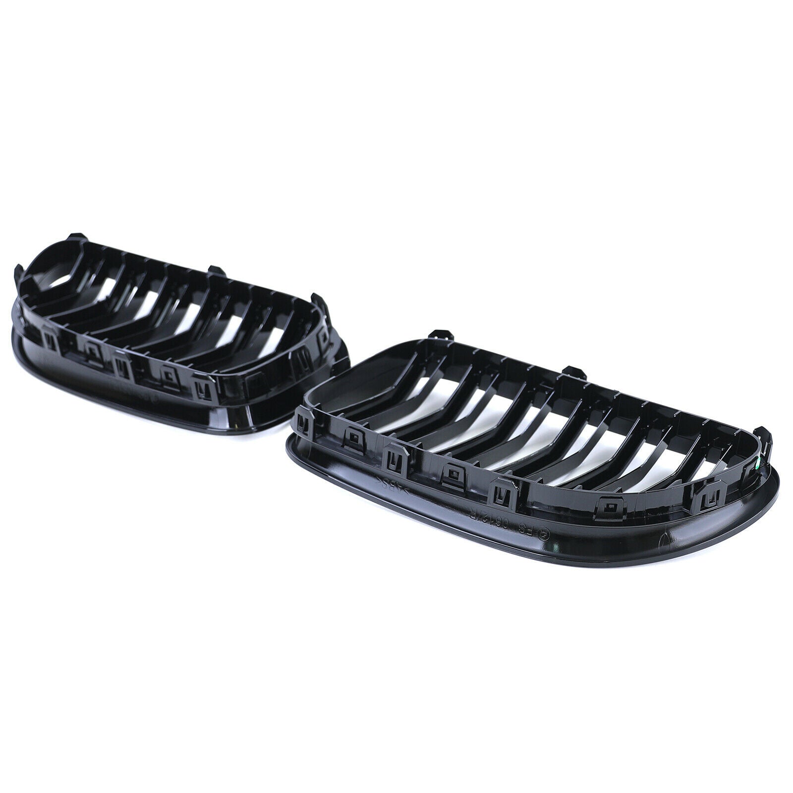 Kühlergrill Nieren Grille Grill Doppelsteg Schwarz Glanz Passend für 6er F06 F12 F13