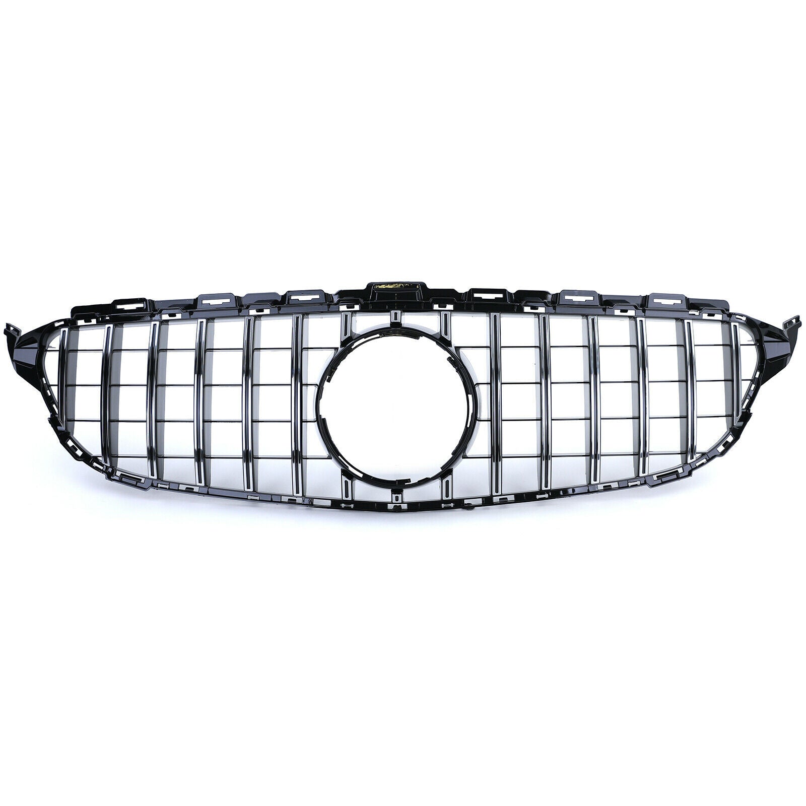Kühlergrill Nieren Grill Chrom für Mercedes-Benz C-Klasse W205 S205 2013 2014 2015 2016 2017 2018