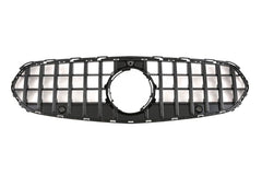 Kühlergrill Grill Glanz Schwarz / Chrom für Mercedes-Benz W206 S206 Avantgarde & Serienausstattung Bj. ab 2021