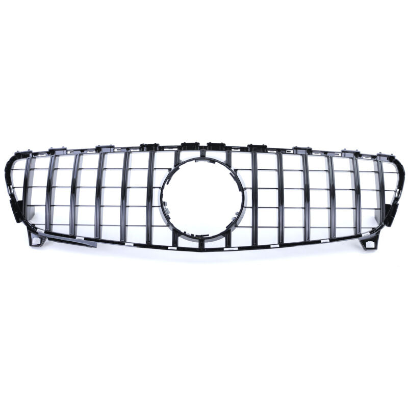 Kühlergrill GT Grill Schwarz Glanz für Mercedes Benz A Klasse A180 W176 Facelift 2015-2019