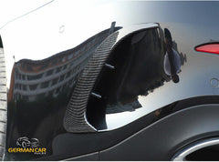 Heck Aero Flaps Flossen Flics Canards Carbon Look für Mercedes A Kl. V177 Limo AMG Line ab 2018